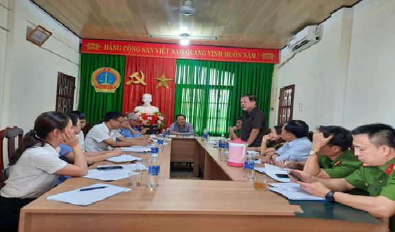 Hội đồng phối hợp liên ngành tỉnh kiểm tra công tác trợ giúp pháp lý trong hoạt động tố tụng huyện Thăng Bình